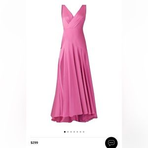 Fame and Partners Pink Gown in Size 2